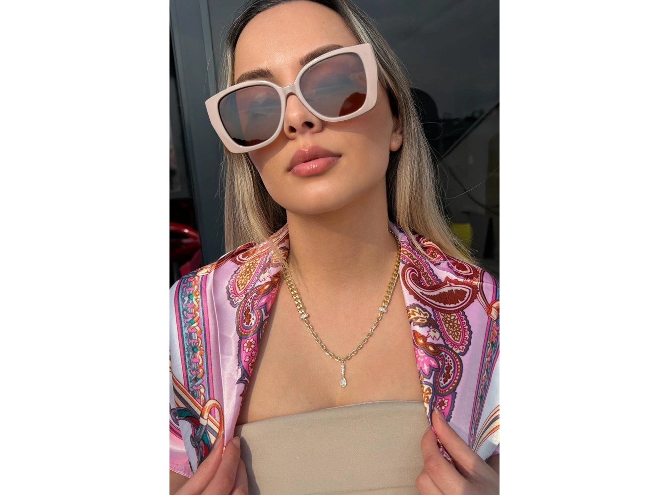 Altın Renk 14K Altın Kaplama Zincir Kolye