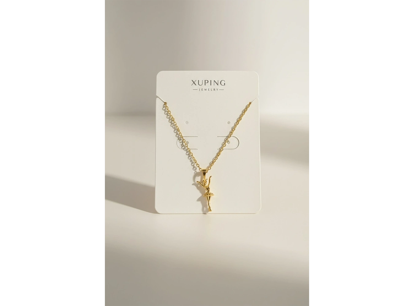 Altın Renk Balerin Çelik VİP Xuping Kolye