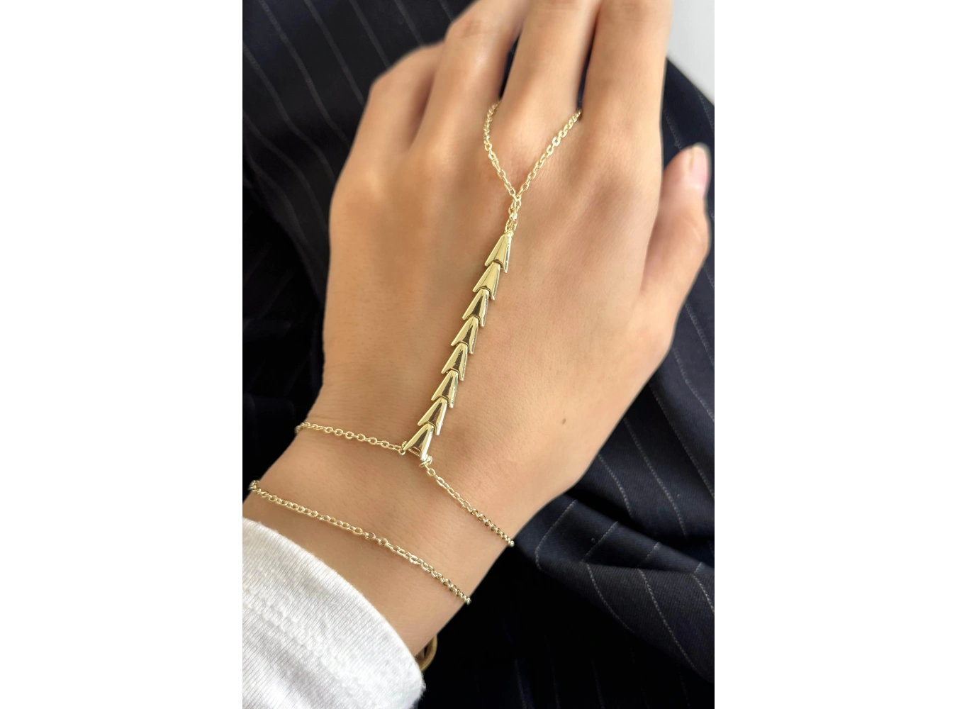 Altın Renk Balıksırtı Detaylı Şahmeran