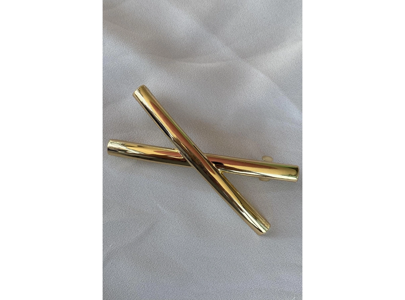 Altın Renk Çarpı Figürlü Otomat Toka