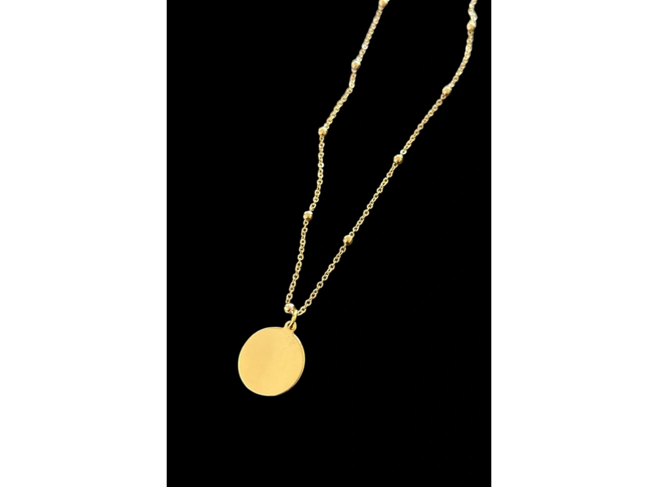 Altın Renk Çelik Kolye