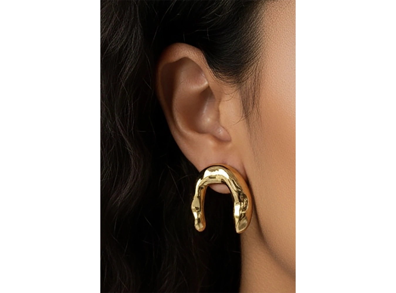 Altın Renk Çelik Küpe (Çift)