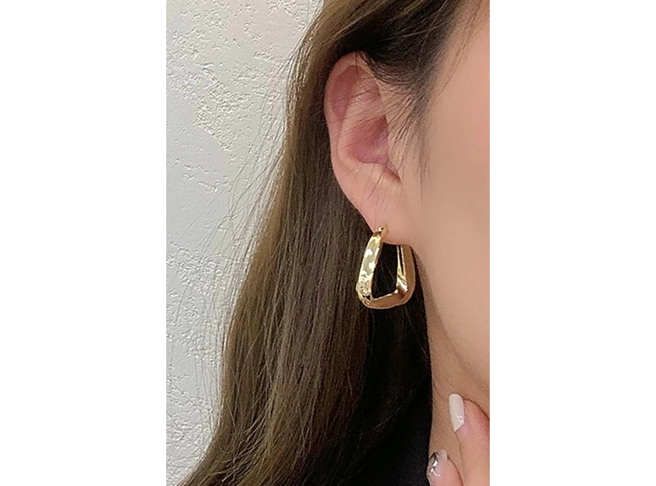 Altın Renk Çelik Küpe (Çift)