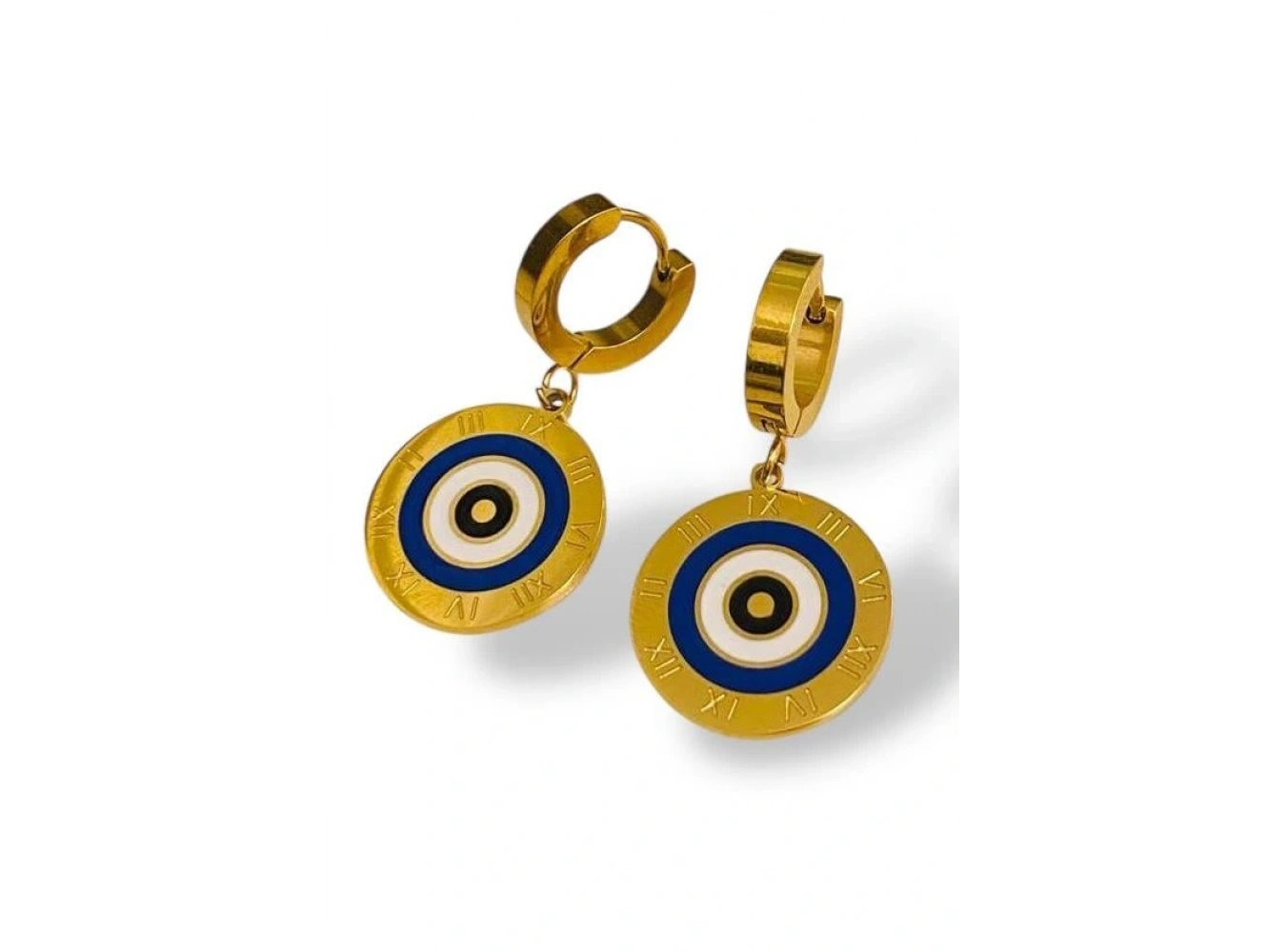 Altın Renk Çelik Küpe (Çift)