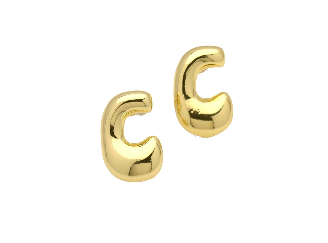 Altın Renk Çelik Küpe (Çift)