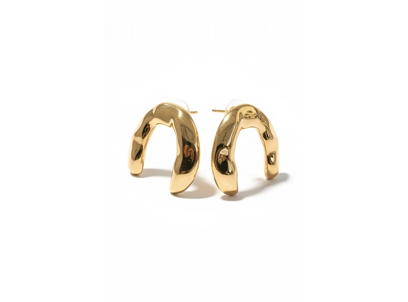 Altın Renk Çelik Küpe (Çift)