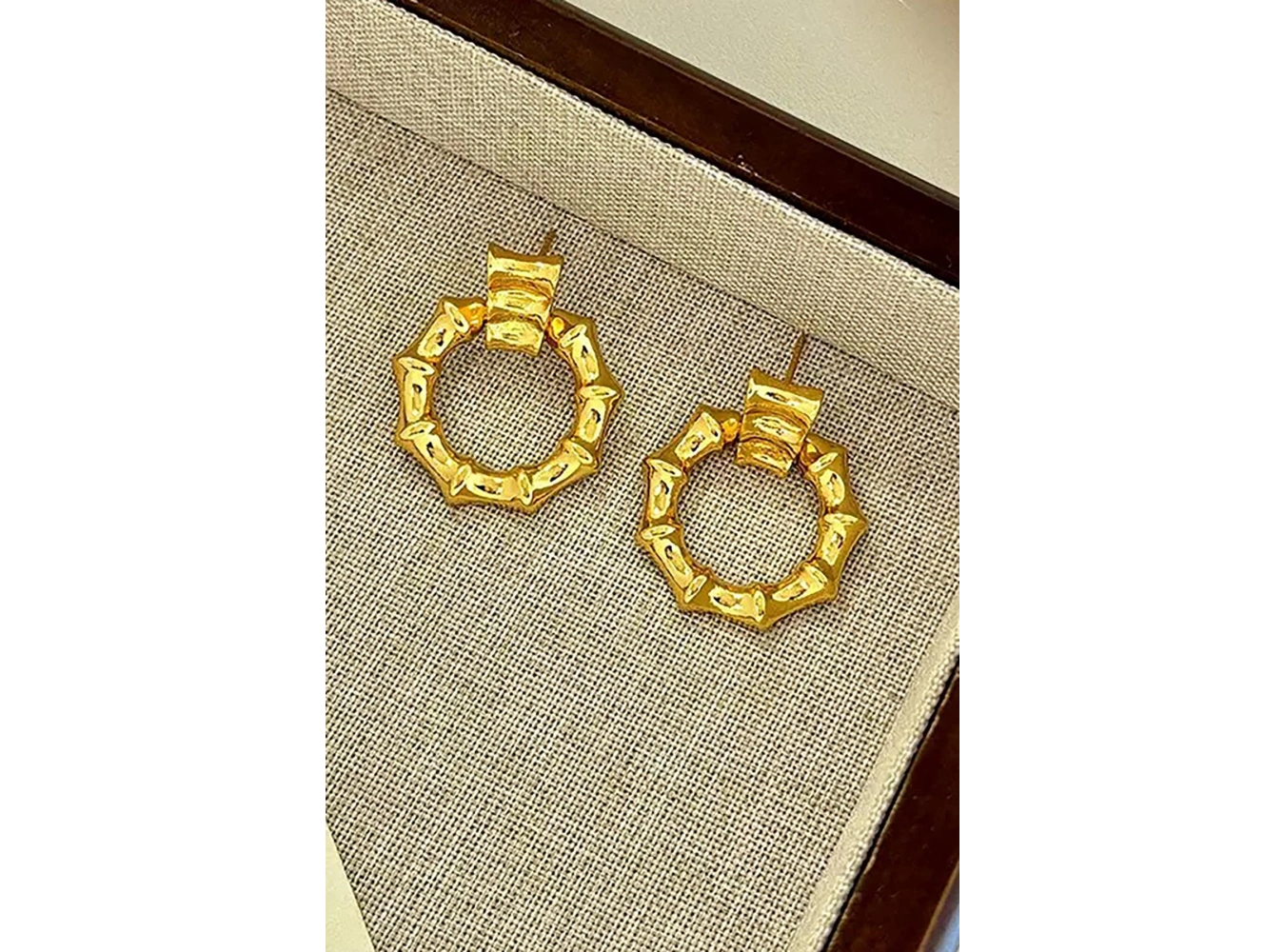 Altın Renk Çelik Küpe (Çift)