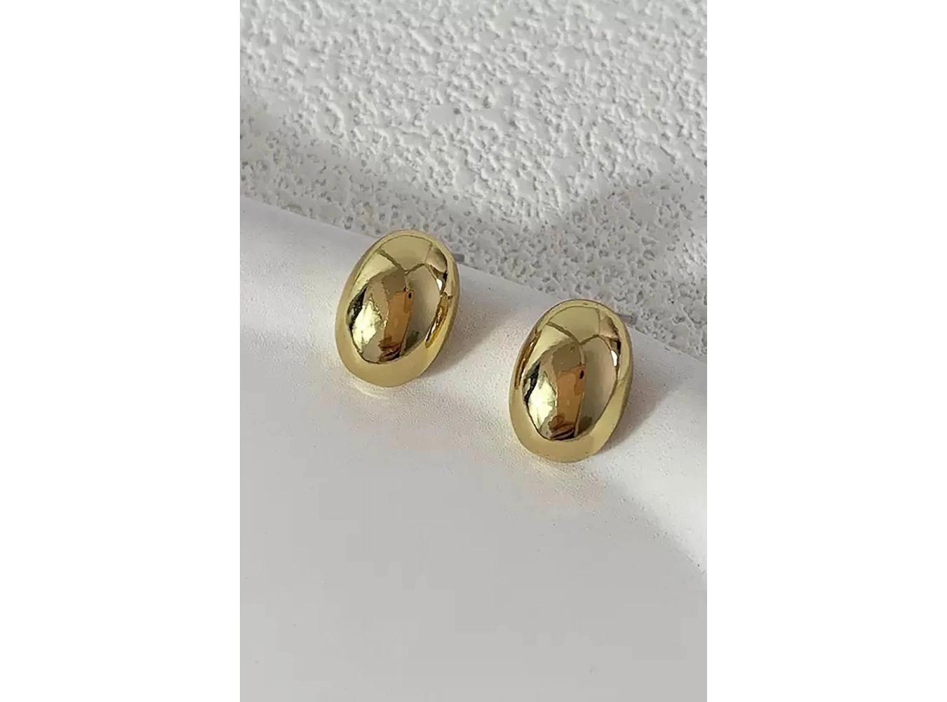 Altın Renk Çelik Küpe (Çift)