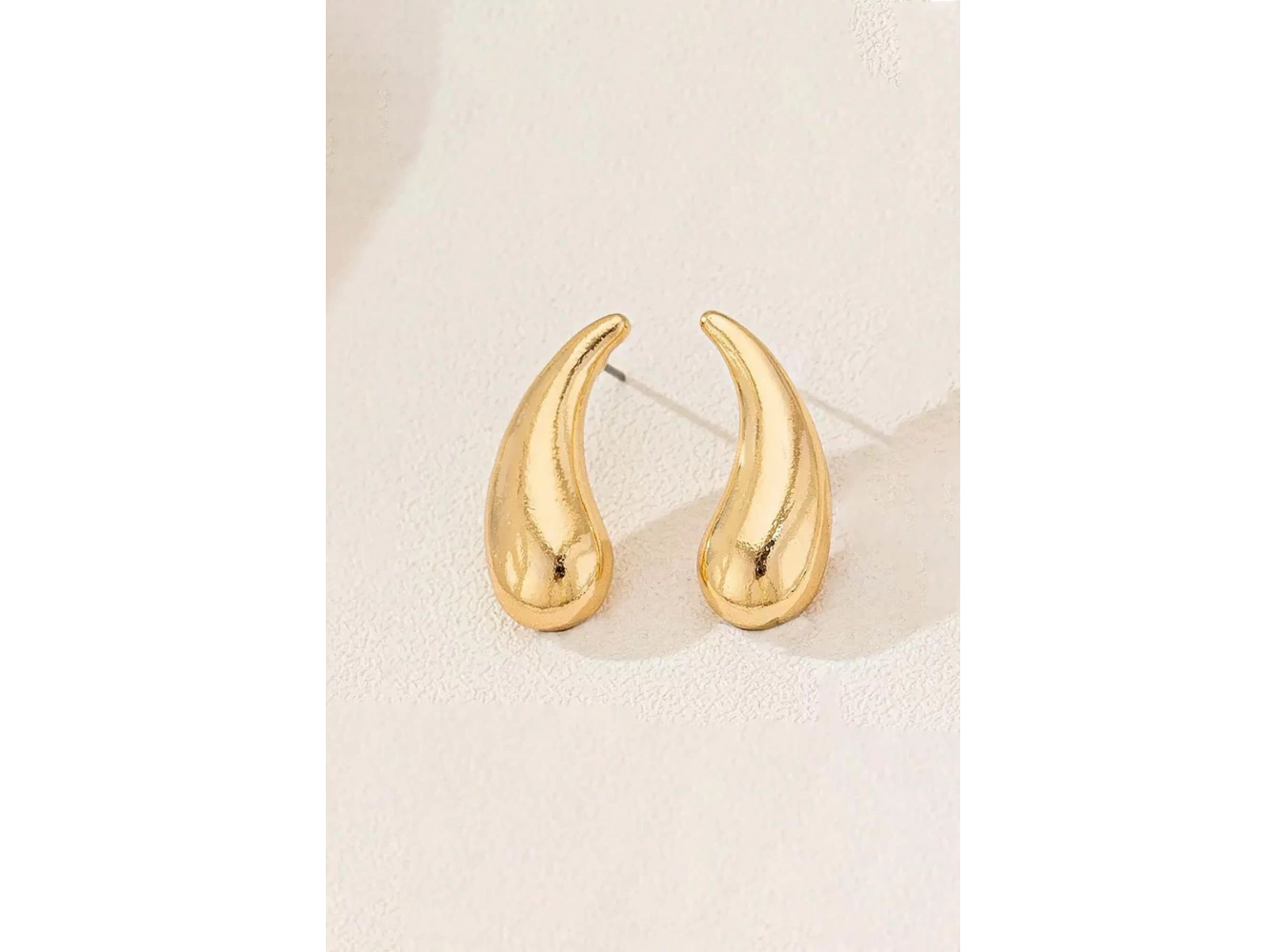 Altın Renk Çelik Küpe (Çift)