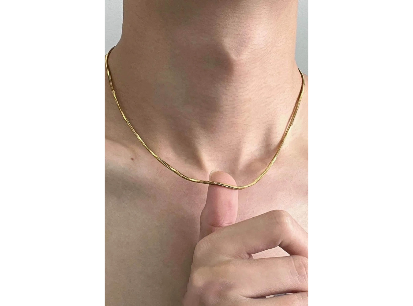 Altın Renk Çelik VİP Xuping Kolye