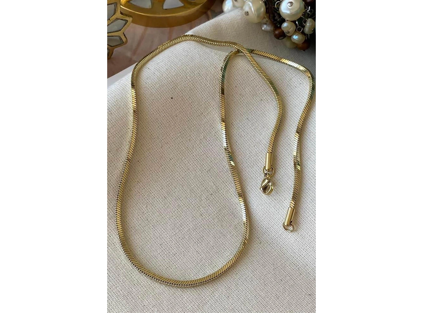 Altın Renk Çelik VİP Xuping Kolye