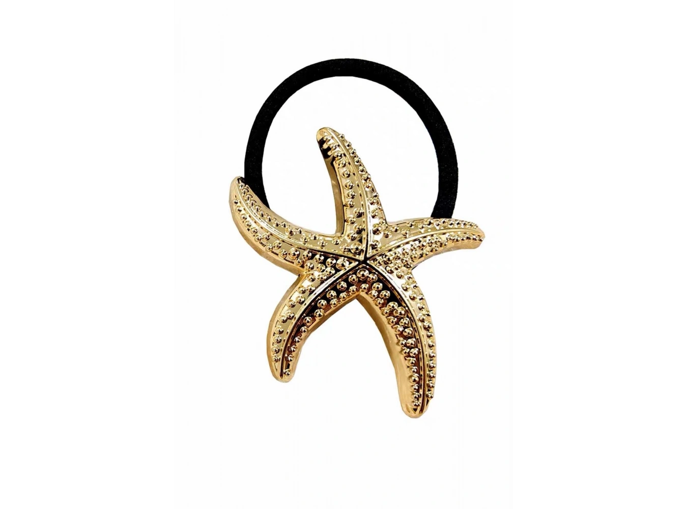 Altın Renk Deniz Yıldızı Figürlü Metal Lastik Toka