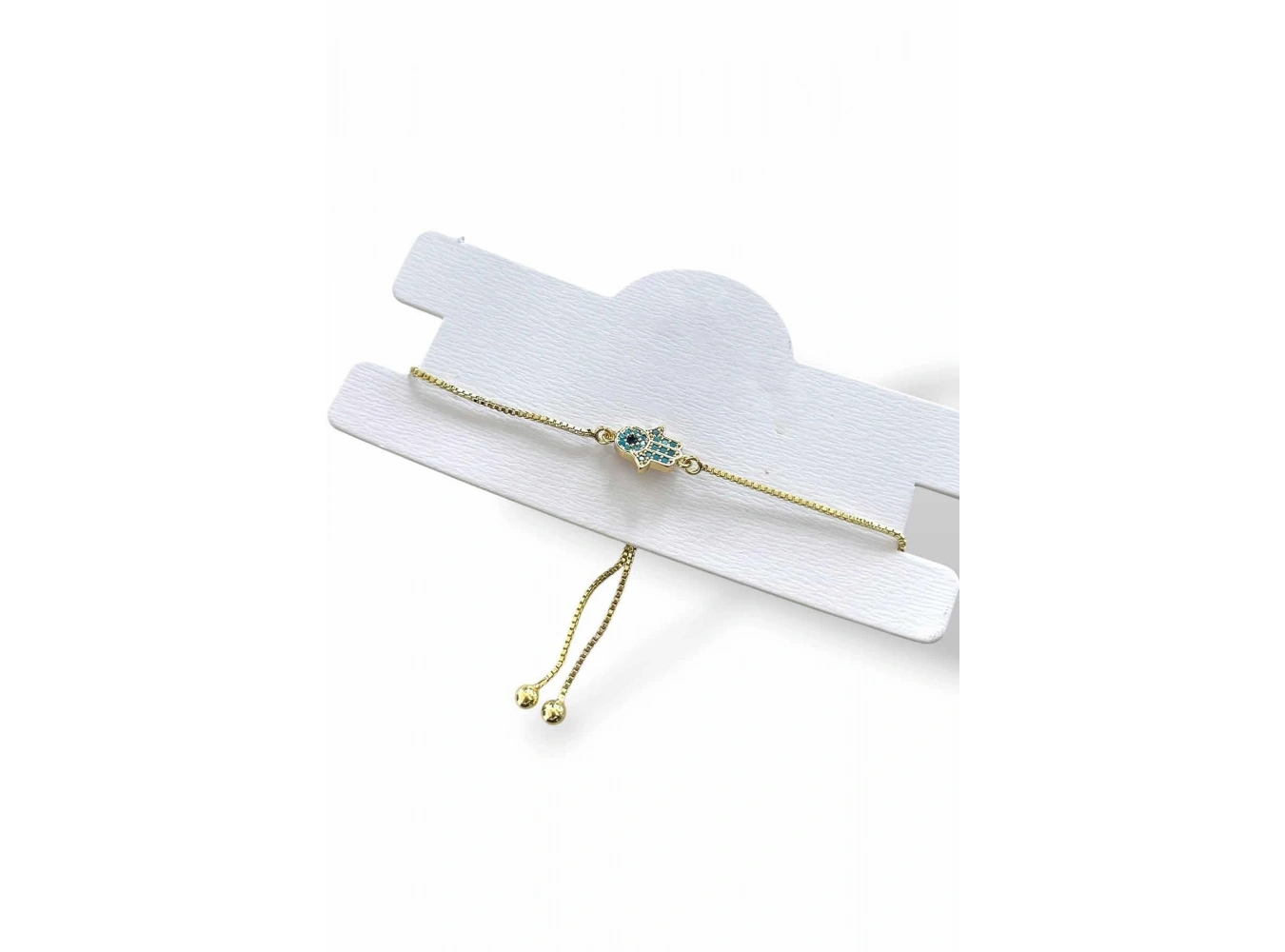 Altın Renk Fatma Ana Eli Figürlü Bileklik