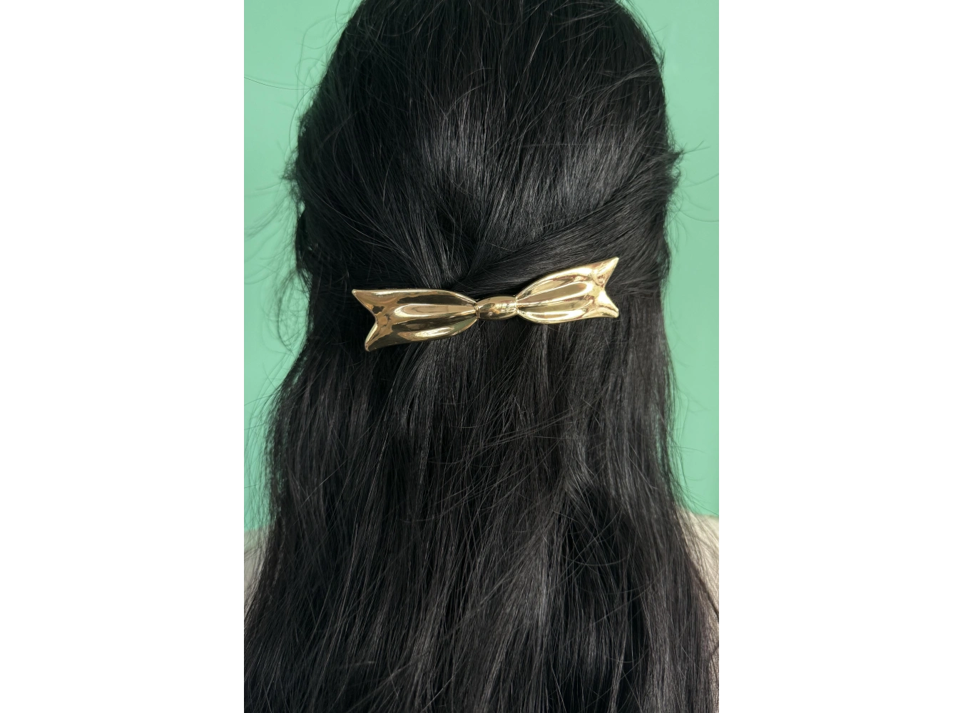 Altın Renk Fiyonk Figürlü Metal Otomat Toka