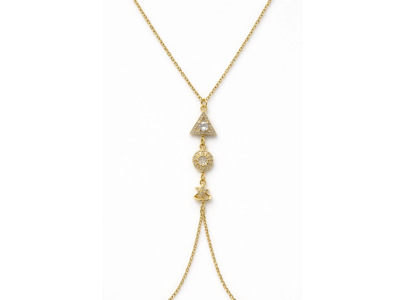 Altın Renk Karışık Figürlü Çelik Şahmeran