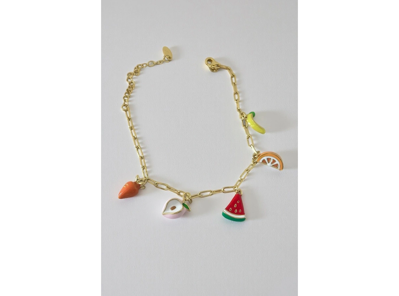 Altın Renk Karışık Figürlü Taş Detaylı YSX Bileklik