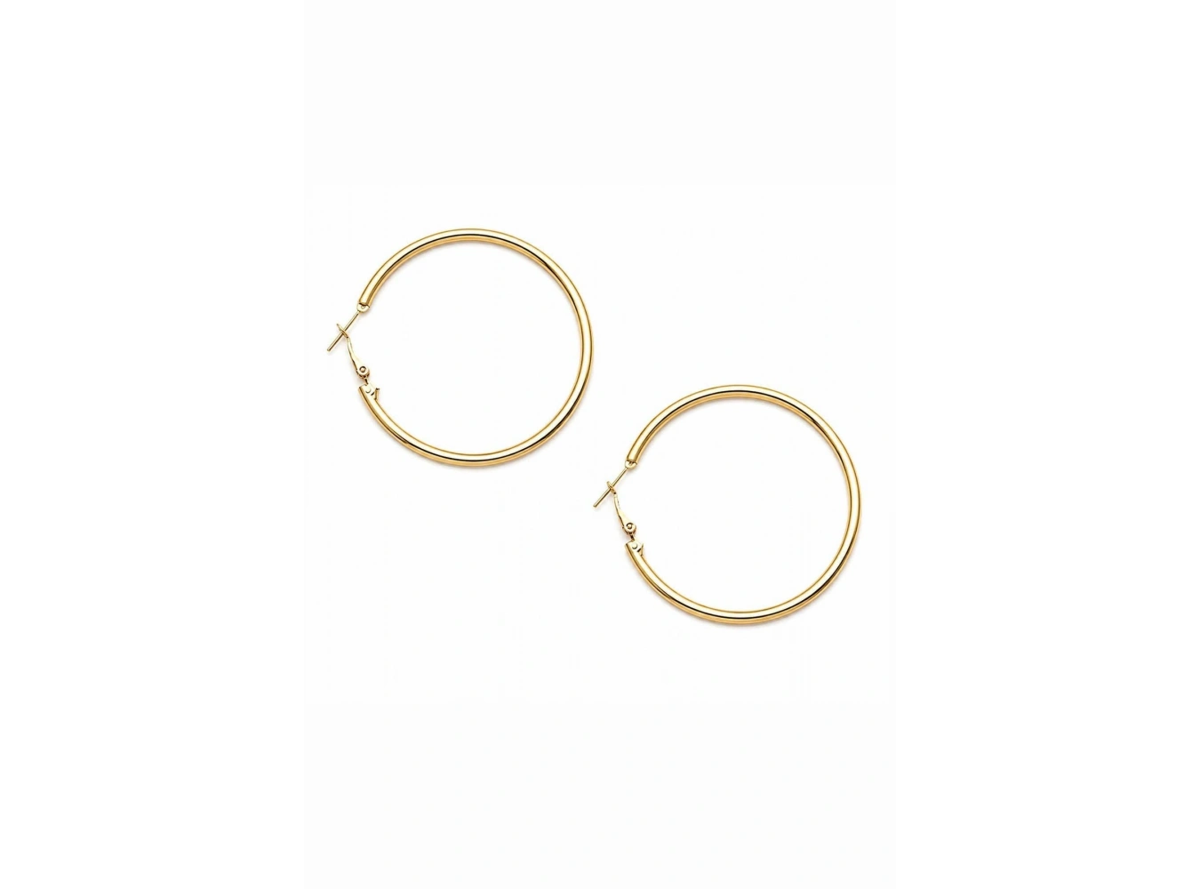Altın Renk  Küpe 60Mm (Çift)