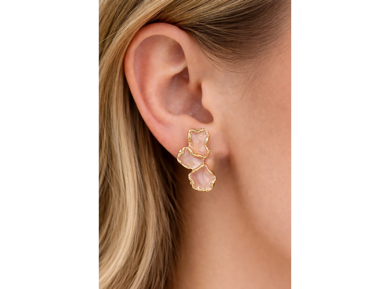 Altın Renk Küpe (Çift)