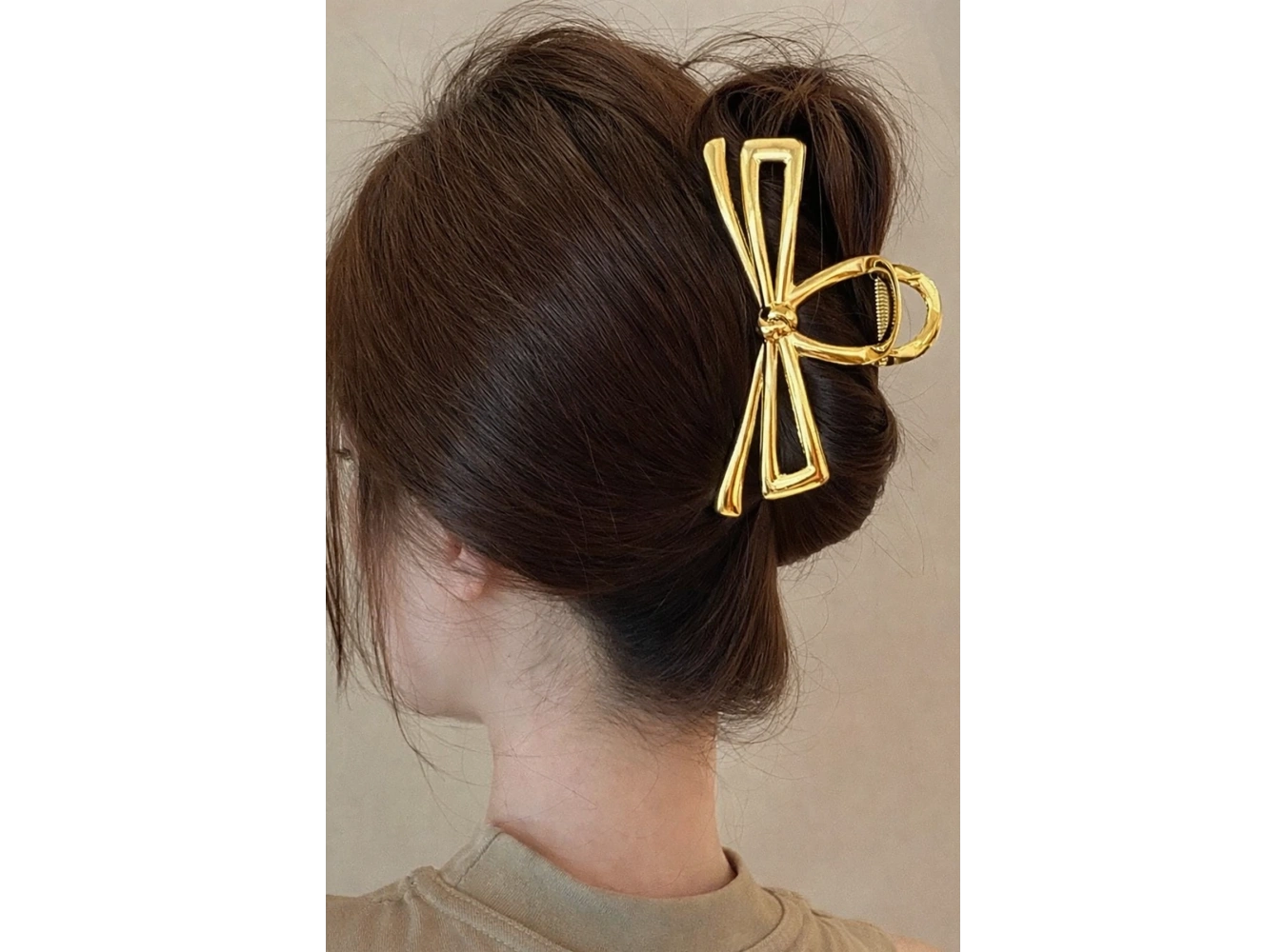 Altın Renk Kurdele Figürlü Metal  Mandal Toka