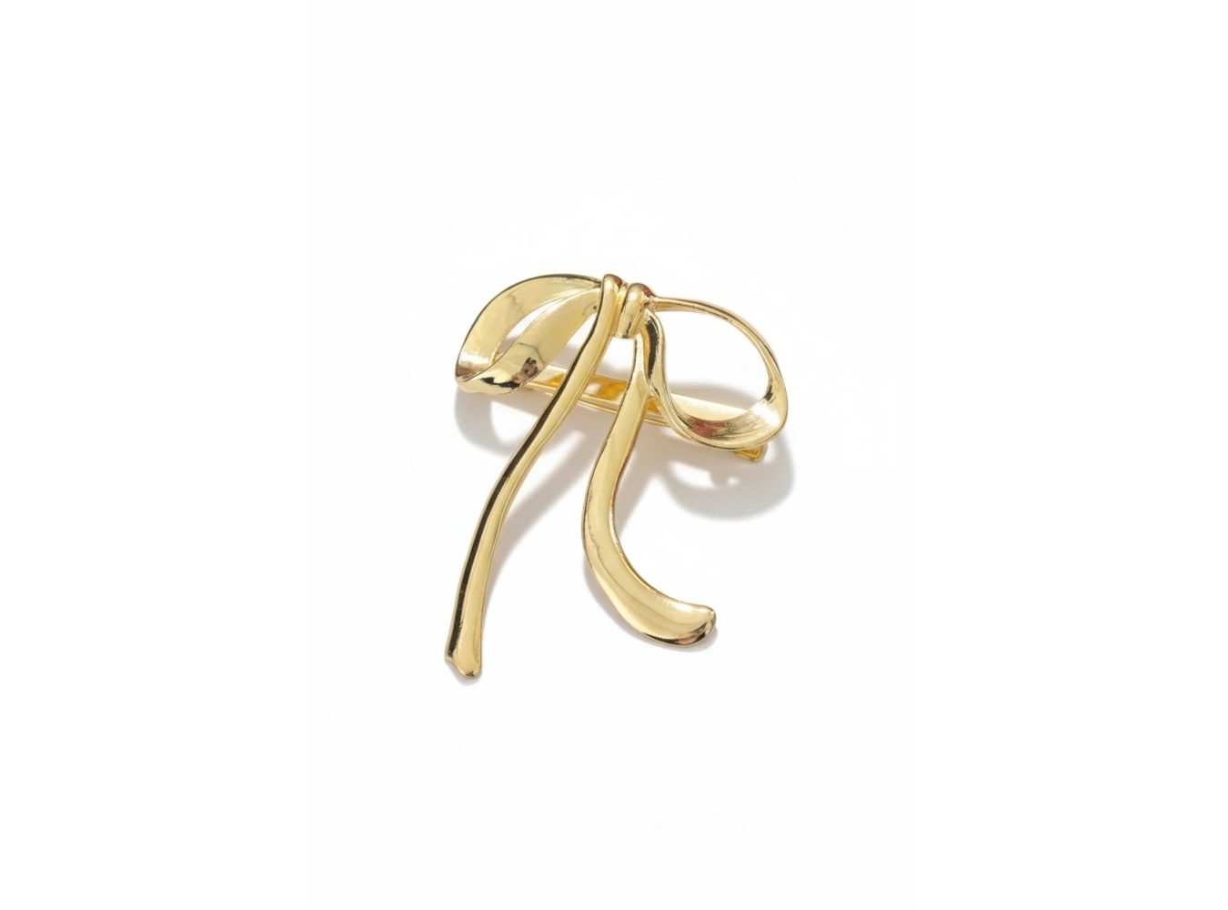 Altın Renk Kurdele Figürlü Metal Pens Toka