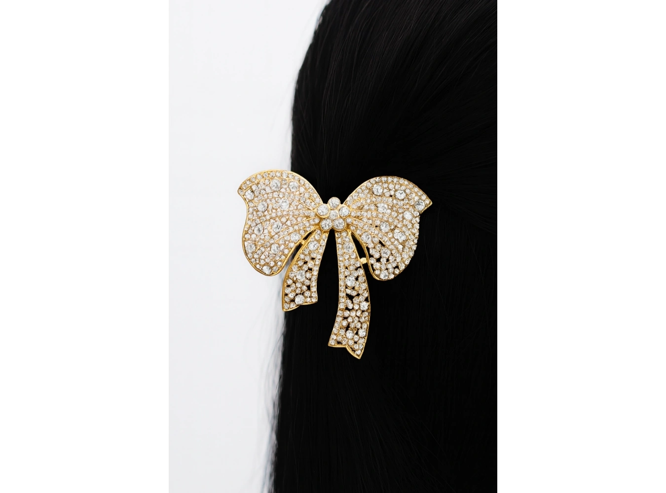 Altın Renk Kurdele Figürlü Taşlı Otomat Toka