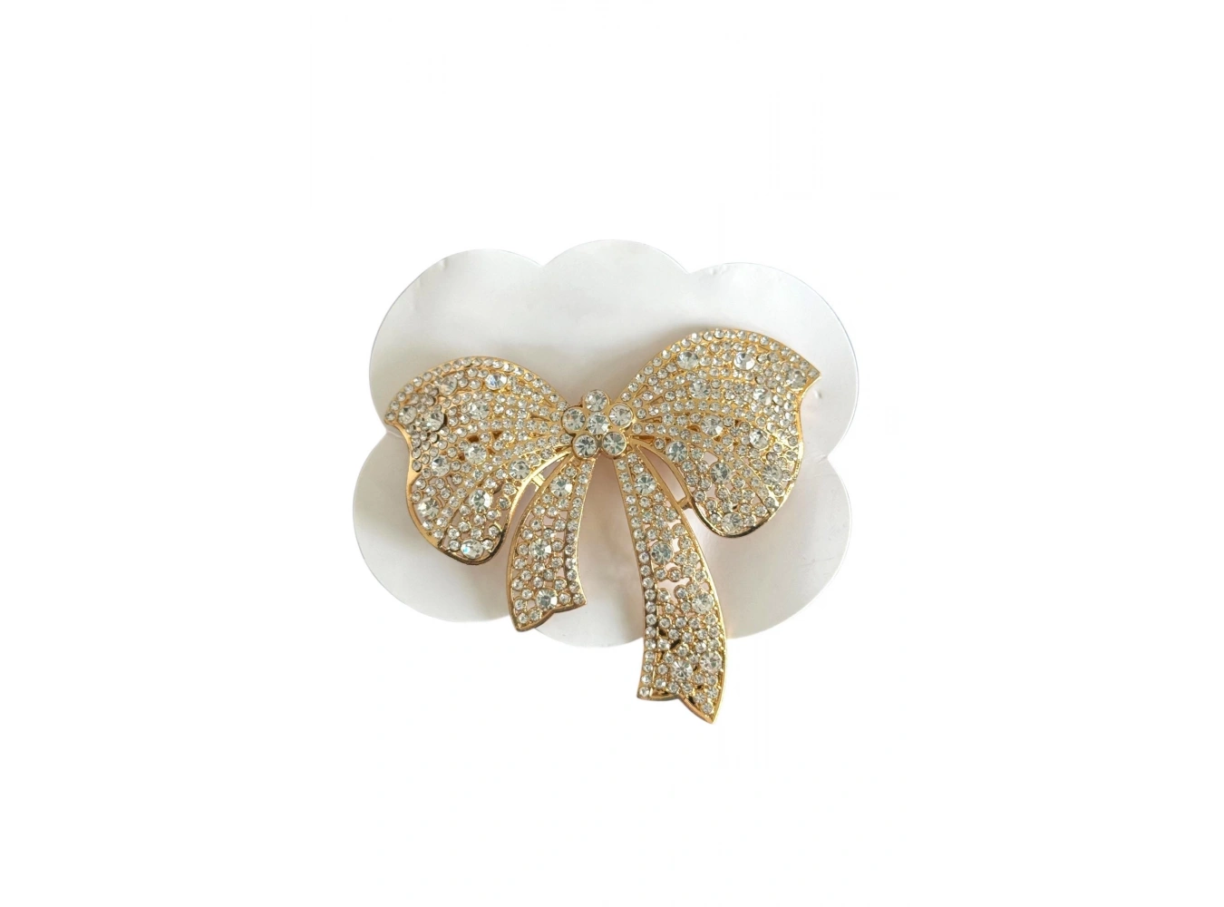 Altın Renk Kurdele Figürlü Taşlı Otomat Toka