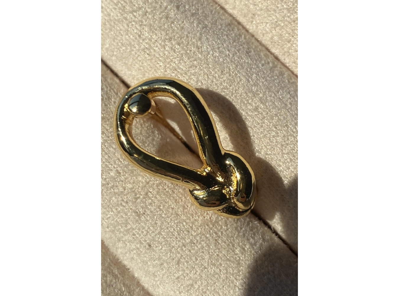 Altın Renk Metal Ayarlanabilir Yüzük