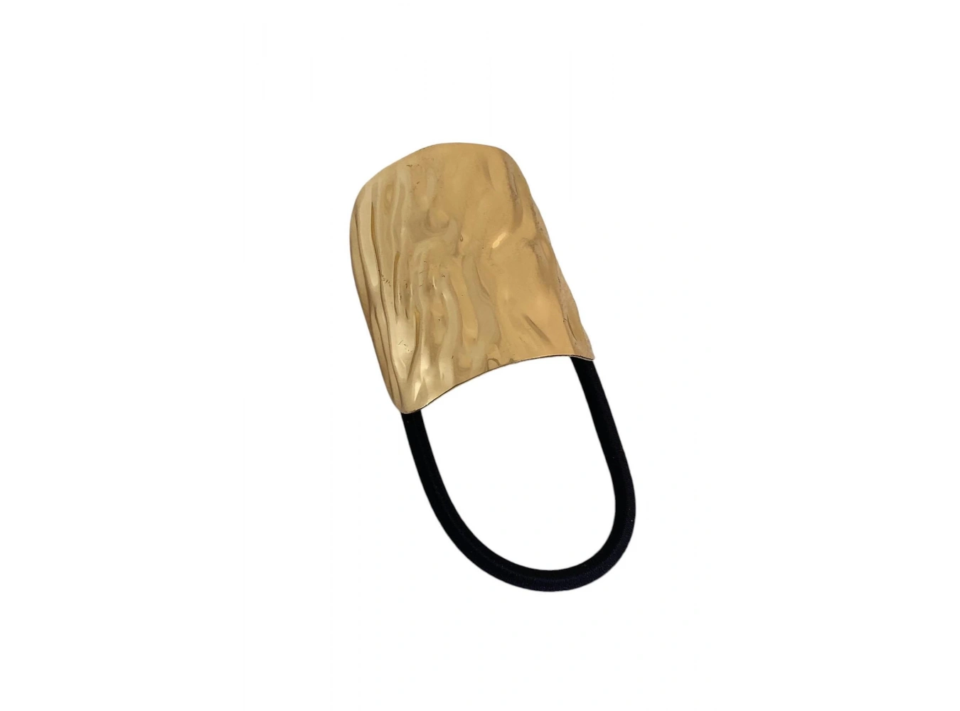 Altın Renk Metal Detaylı Lastik Toka