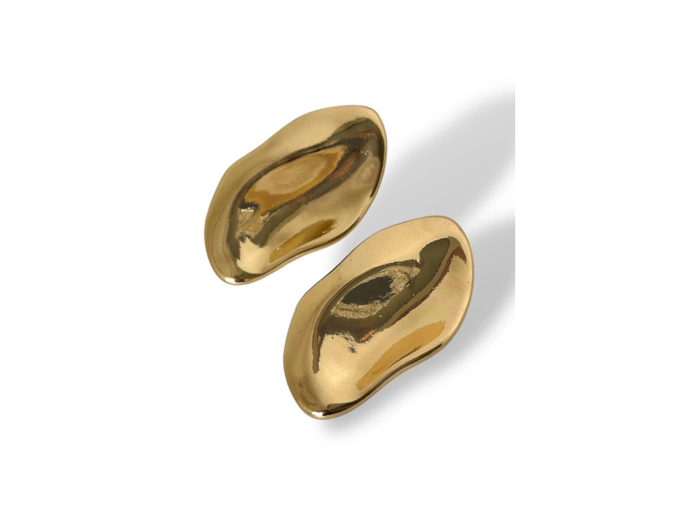 Altın Renk Çelik Küpe (Çift)