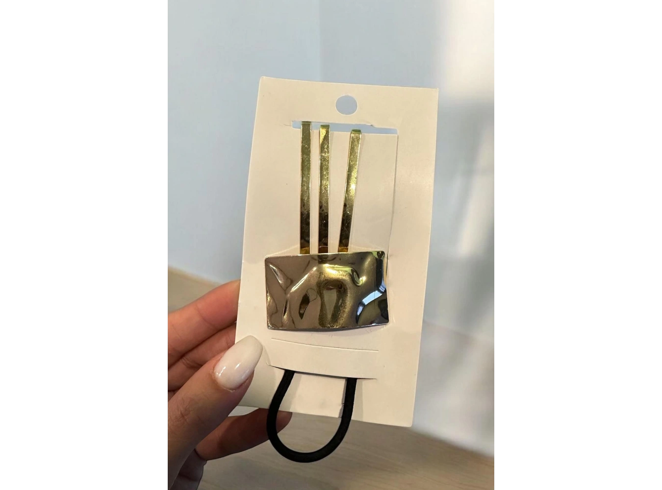 Altın Renk Metal Lastik Toka Ve Tel Toka Set