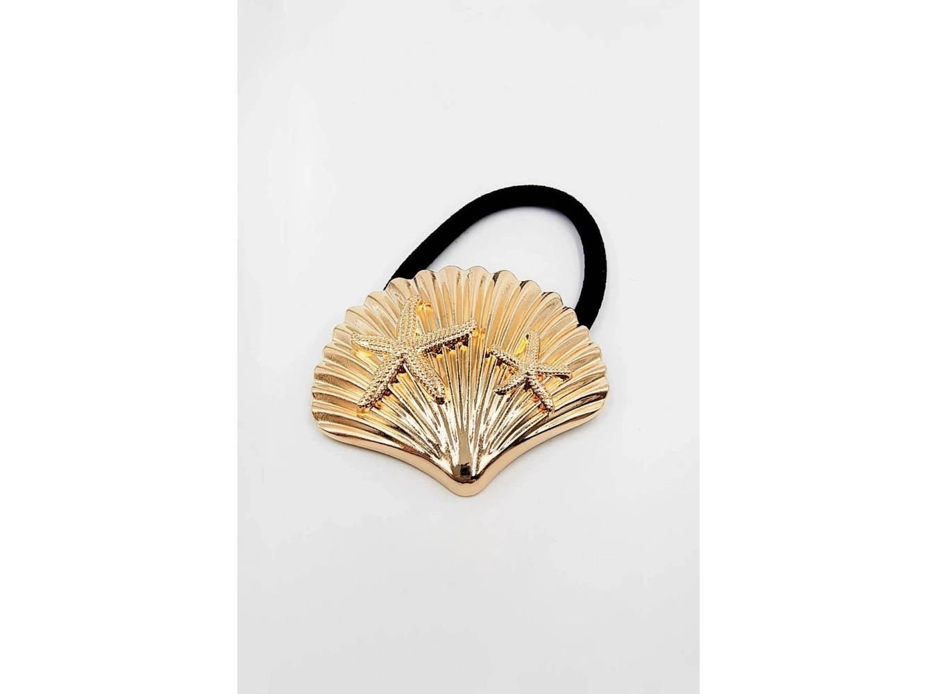 Altın Renk Metal Midye Figürlü  Toka