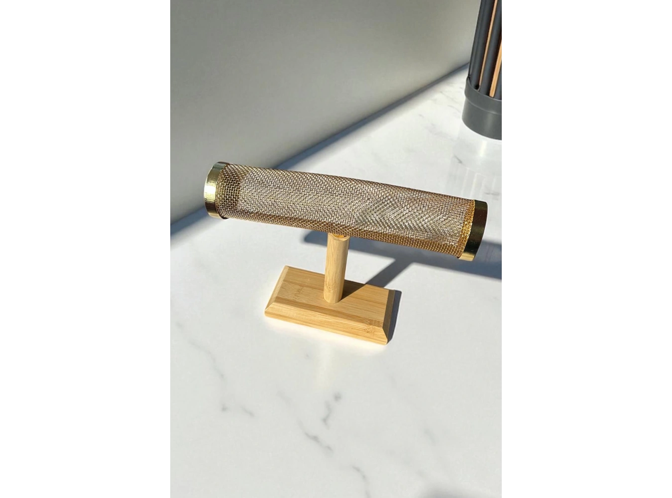 Altın Renk Saat/Bileklik Takı Standı