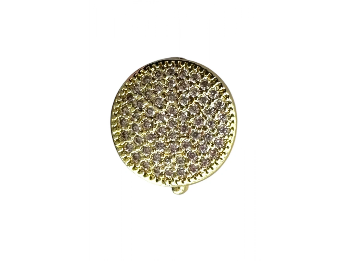 Altın Renk Taş Detaylı Ajda Charm / Kolye/ Bileklik Ucu