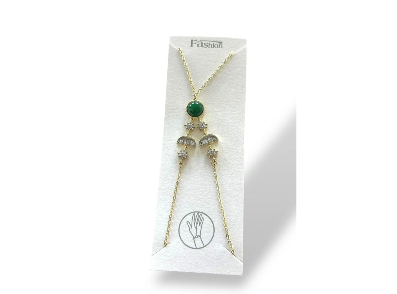 Altın Renk Taş Detaylı Altın Kaplama VİP Şahmeran