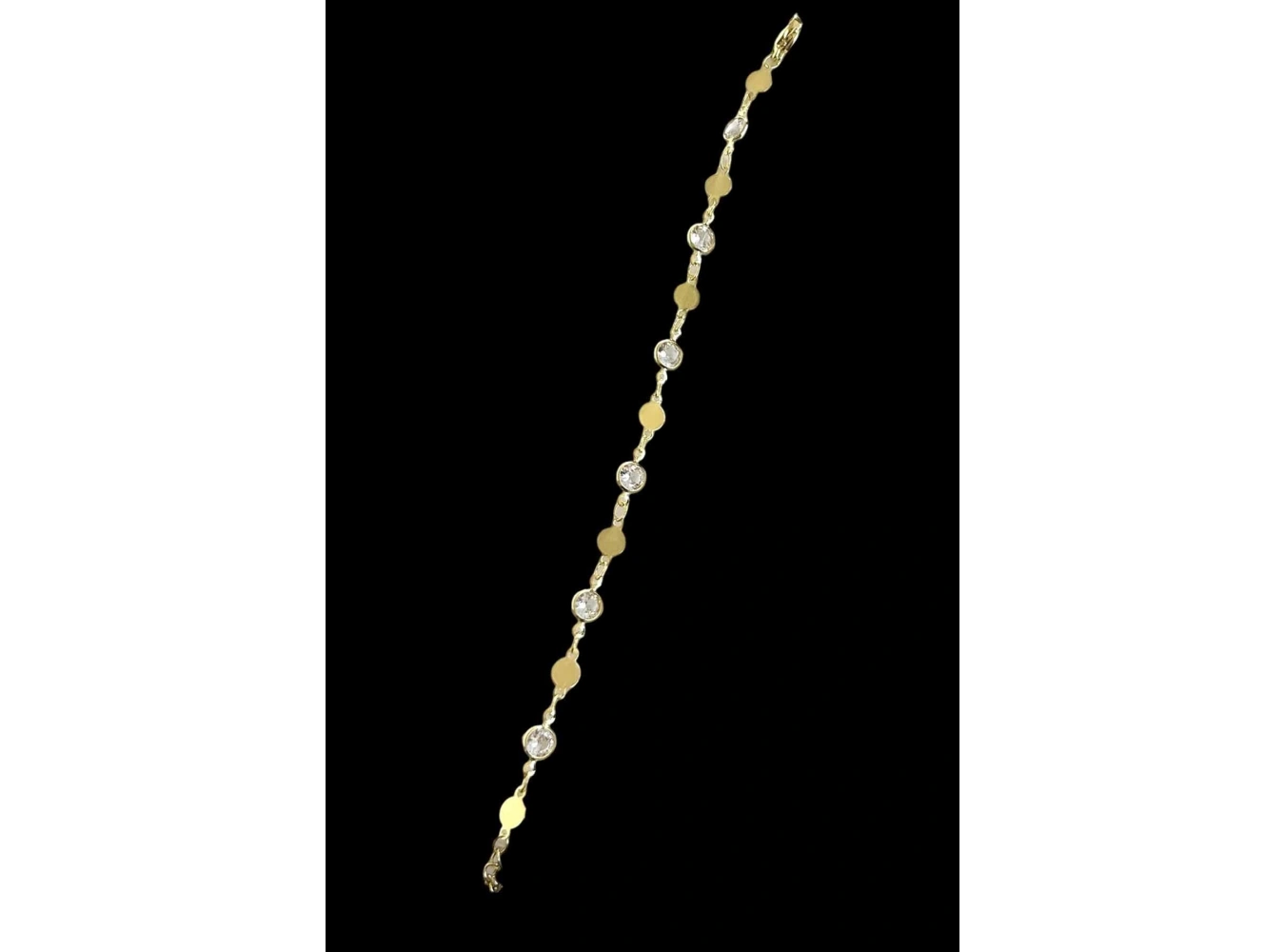 Altın Renk Taş Detaylı Bileklik