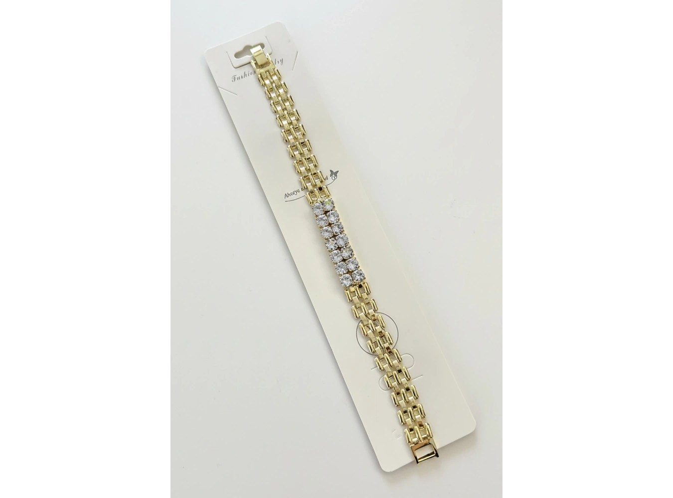 Altın Renk Taş Detaylı Bileklik