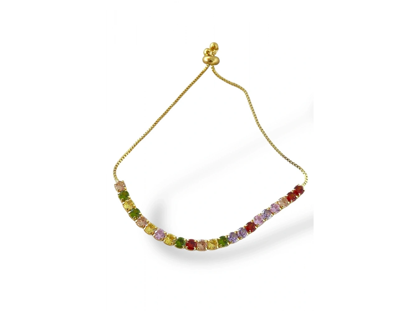 Altın Renk Taş Detaylı  Bileklik