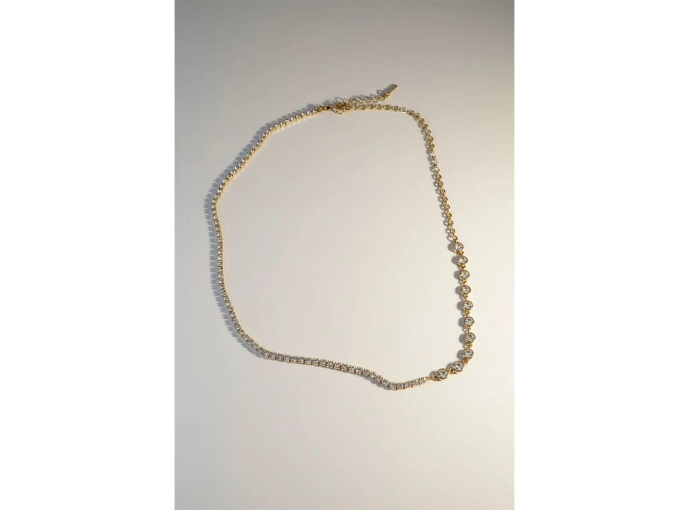 Altın Renk Taş Detaylı Çelik VİP Xuping Kolye