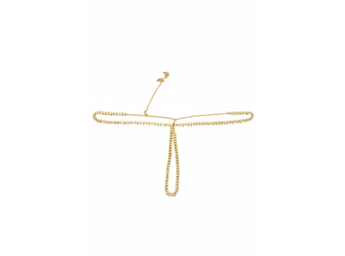 Altın Renk Taş Detaylı Tanga