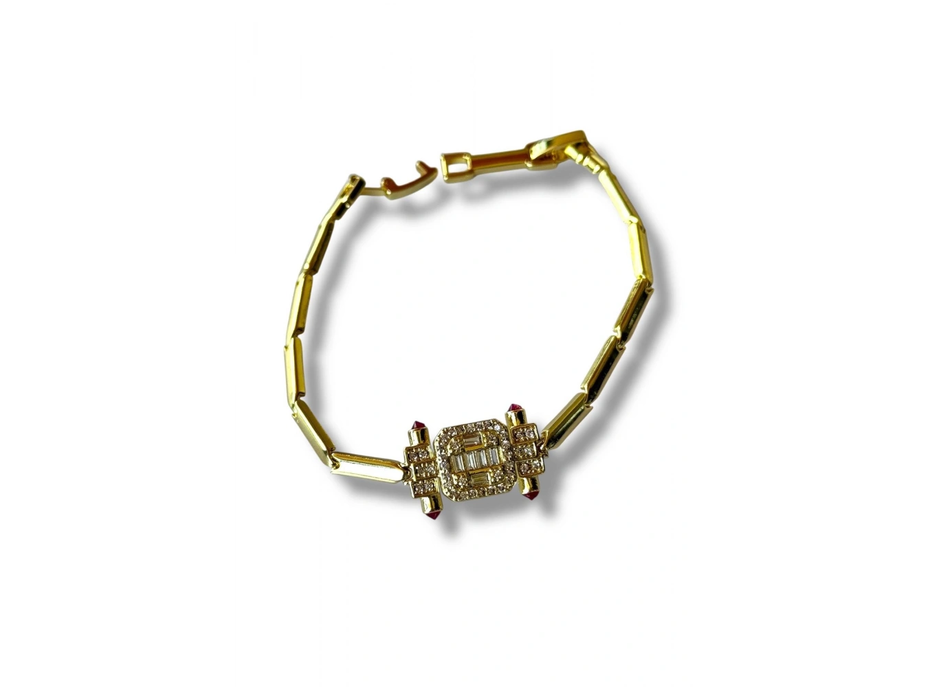 Altın Renk Taş Detaylı VİP YSX Bileklik