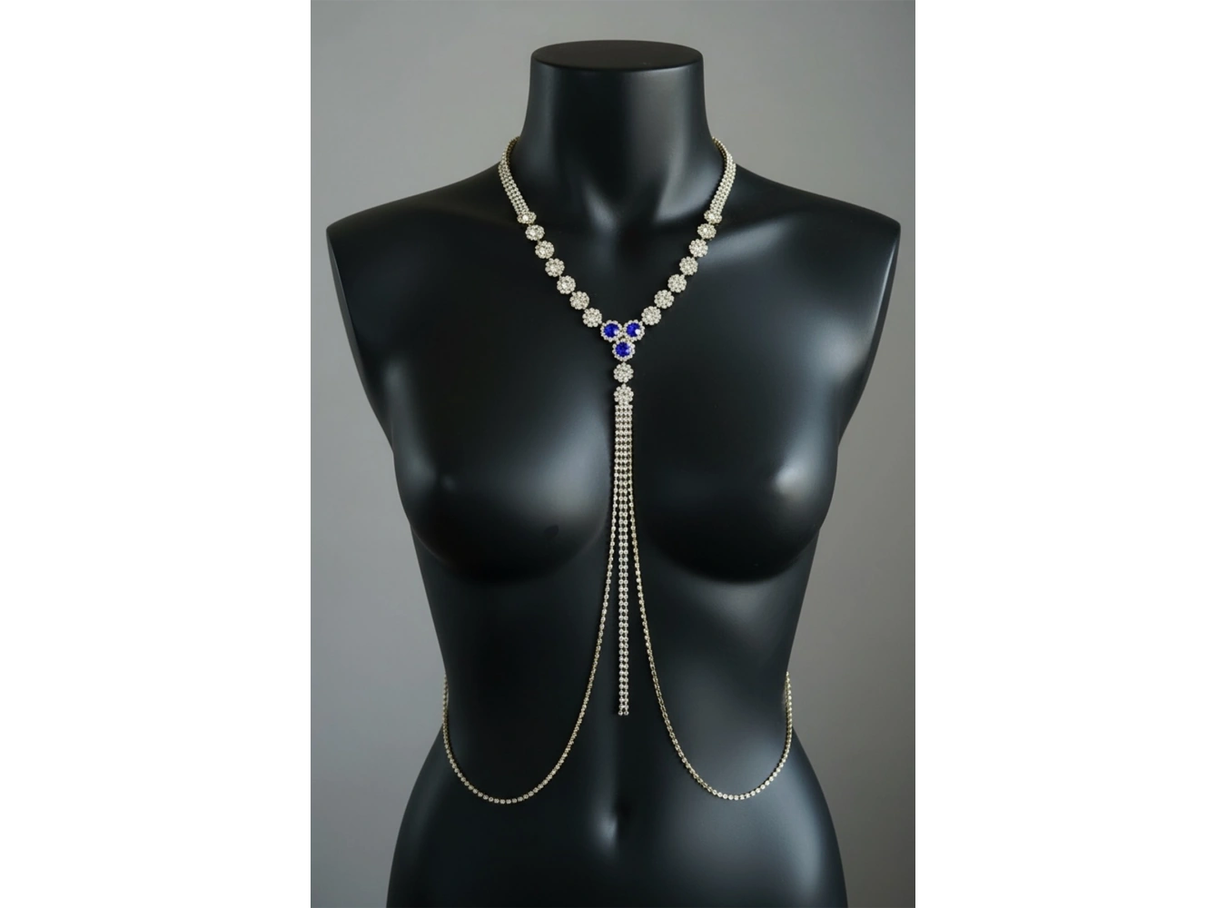 Altın Renk Taş Detaylı Vücut Aksesuarı