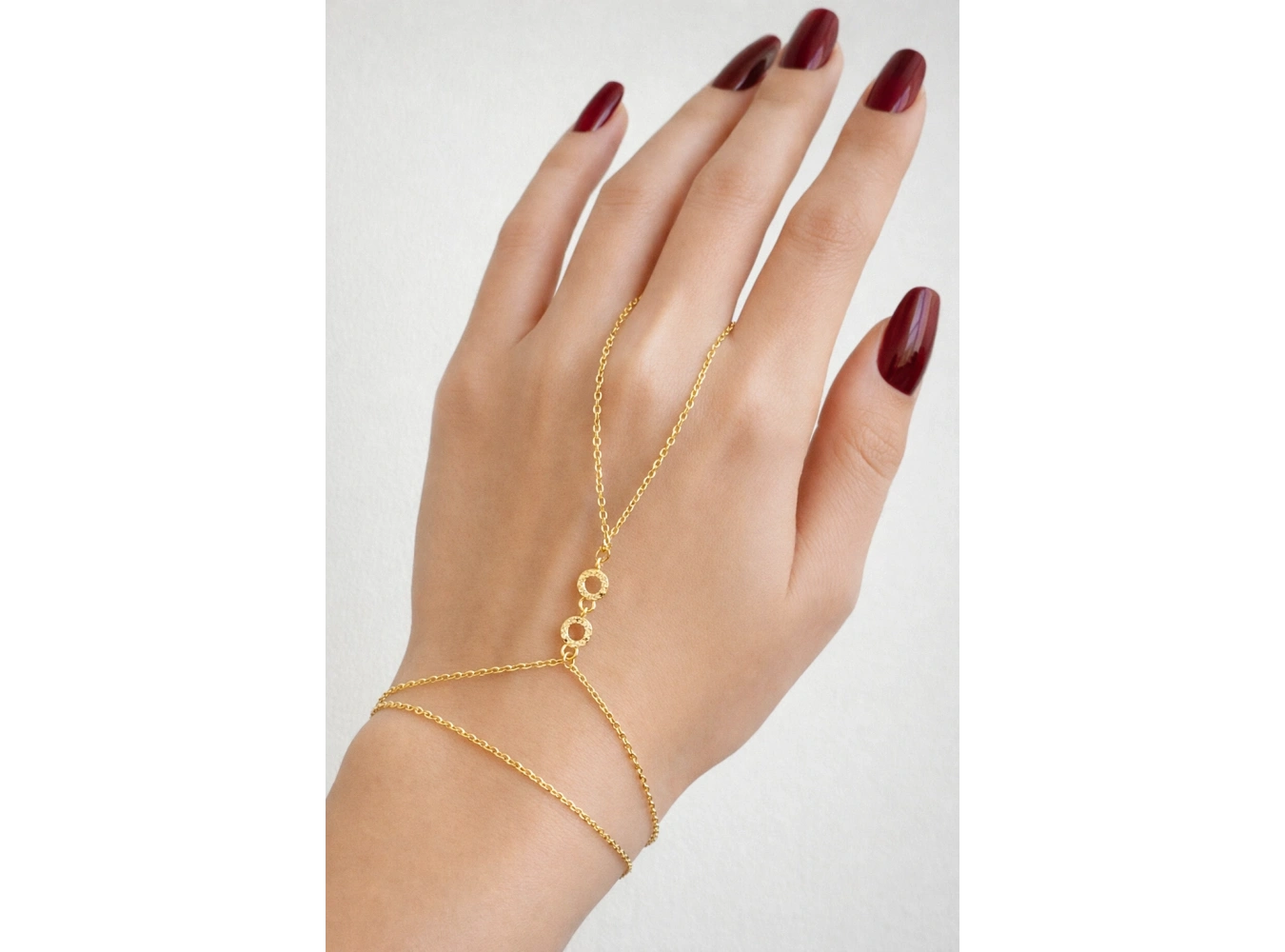 Altın Renk Taşlı Çelik Şahmeran