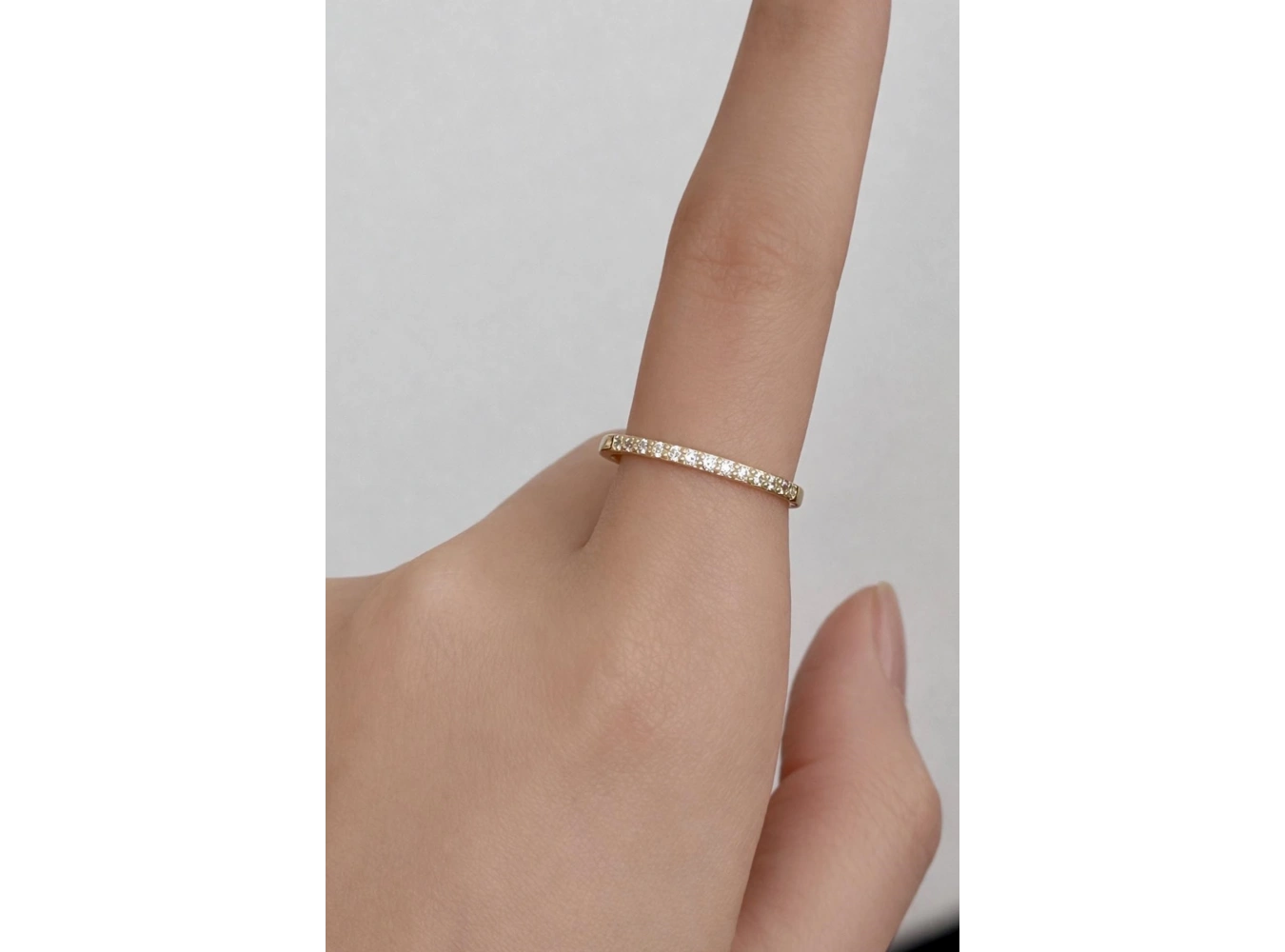 Altın Renk Taşlı Xuping Yüzük (8 Numara)