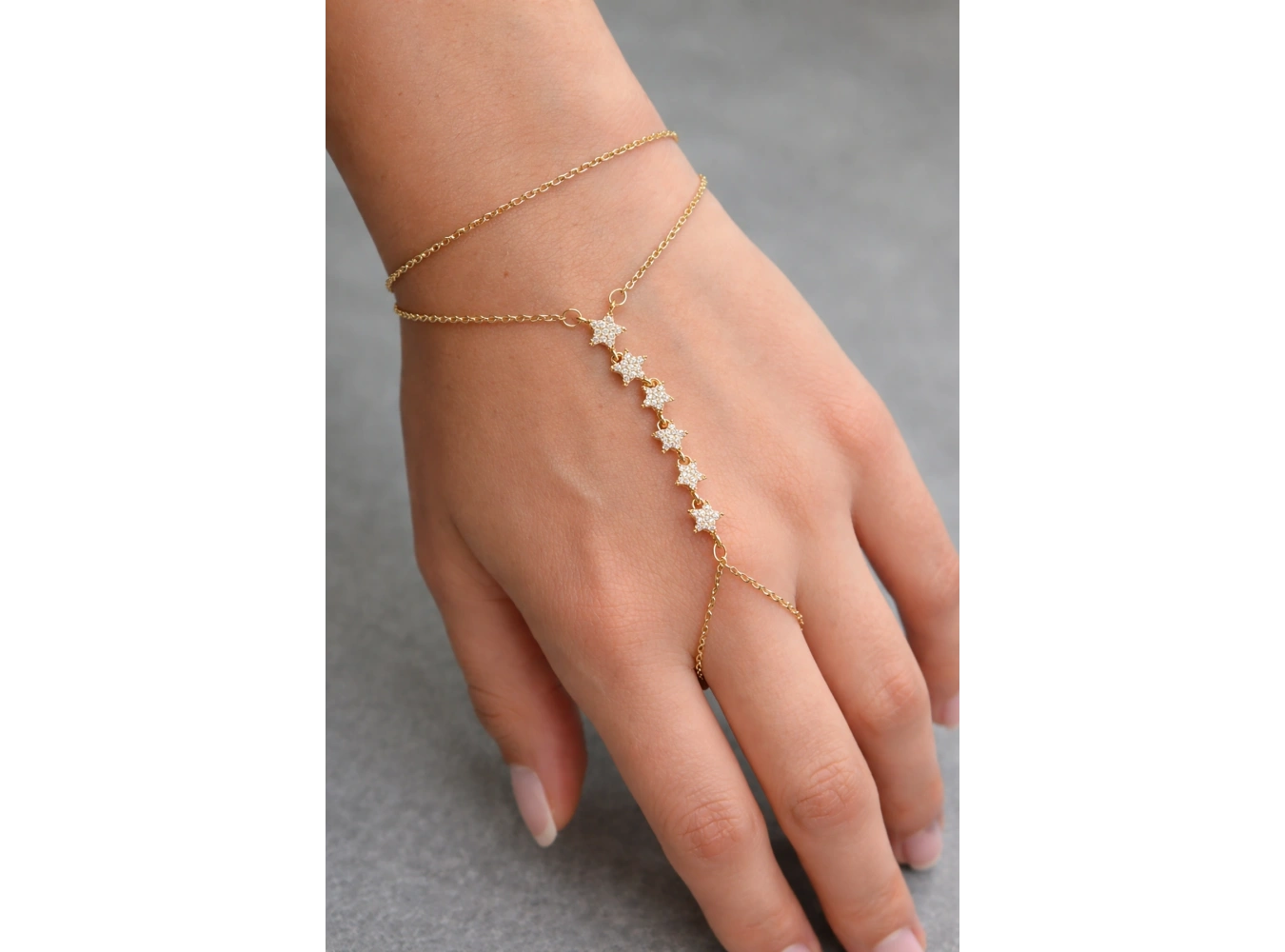 Altın Renk Yıldız Figürlü Çelik Şahmeran