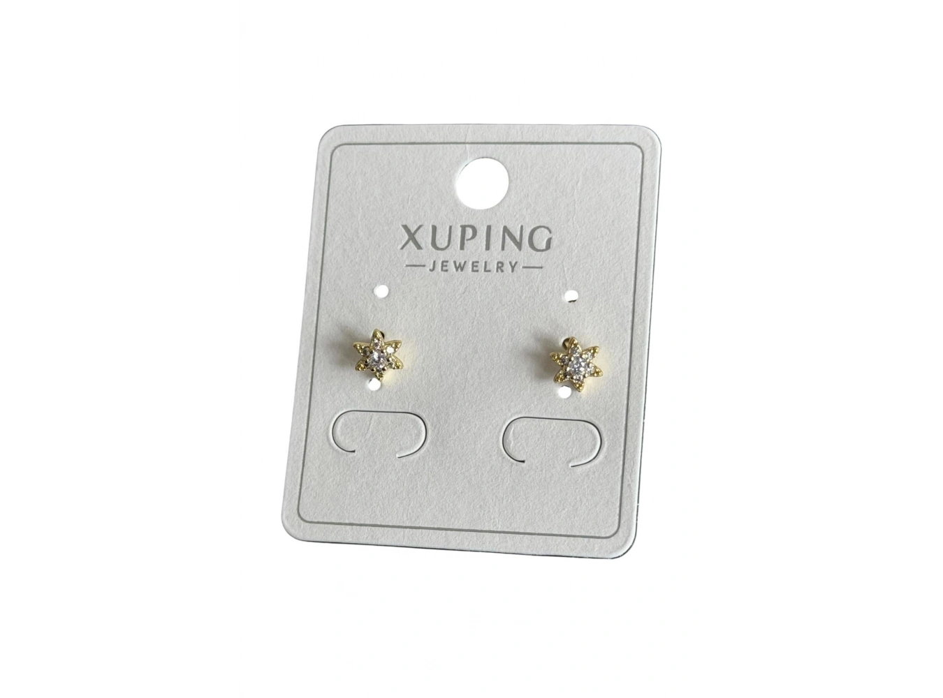 Altın Renk Yıldız Figürlü Xuping Küpe (Çift)