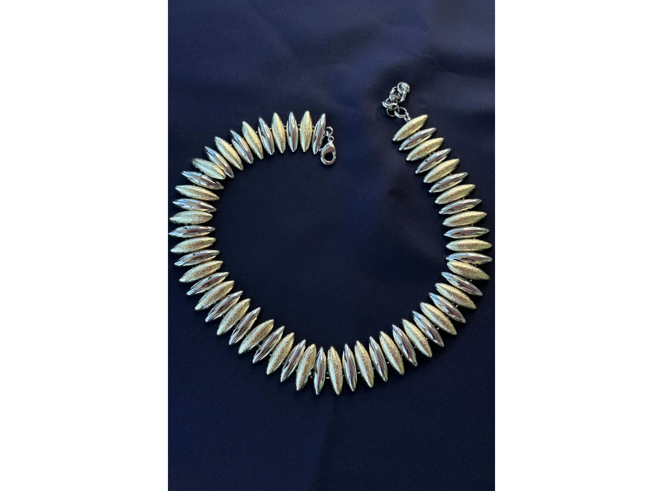 Altın Ve Gümüş Renk Tasarım YSX Kolye