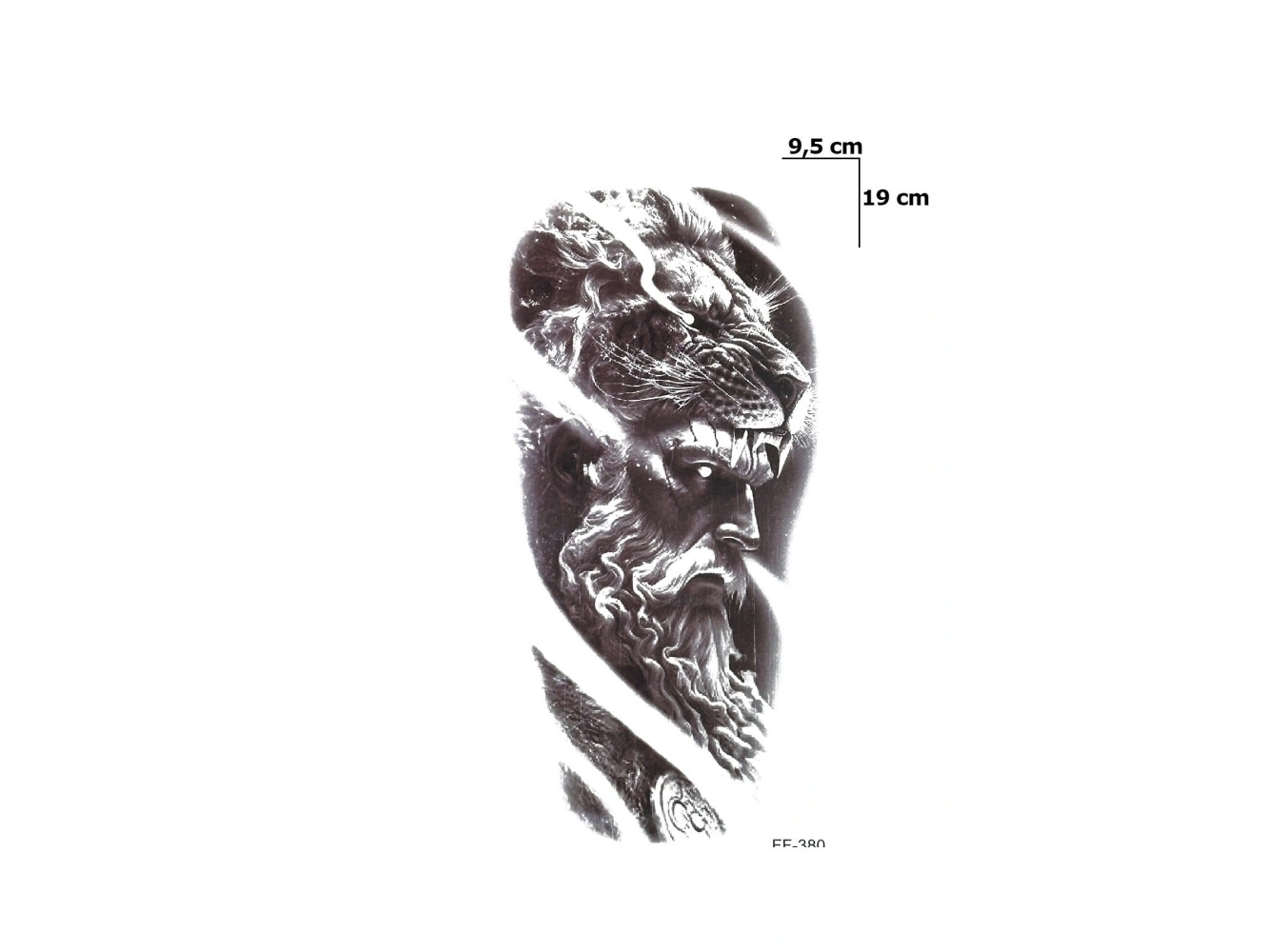 Aslan Dövme Geçici Tattoo