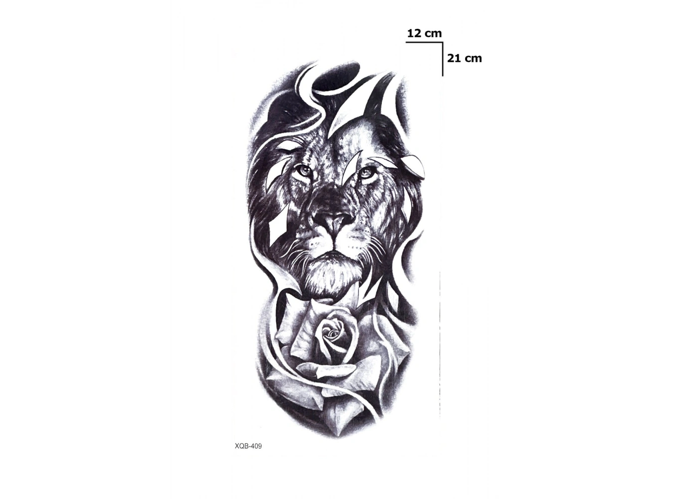 Aslan Dövme Geçici Tattoo