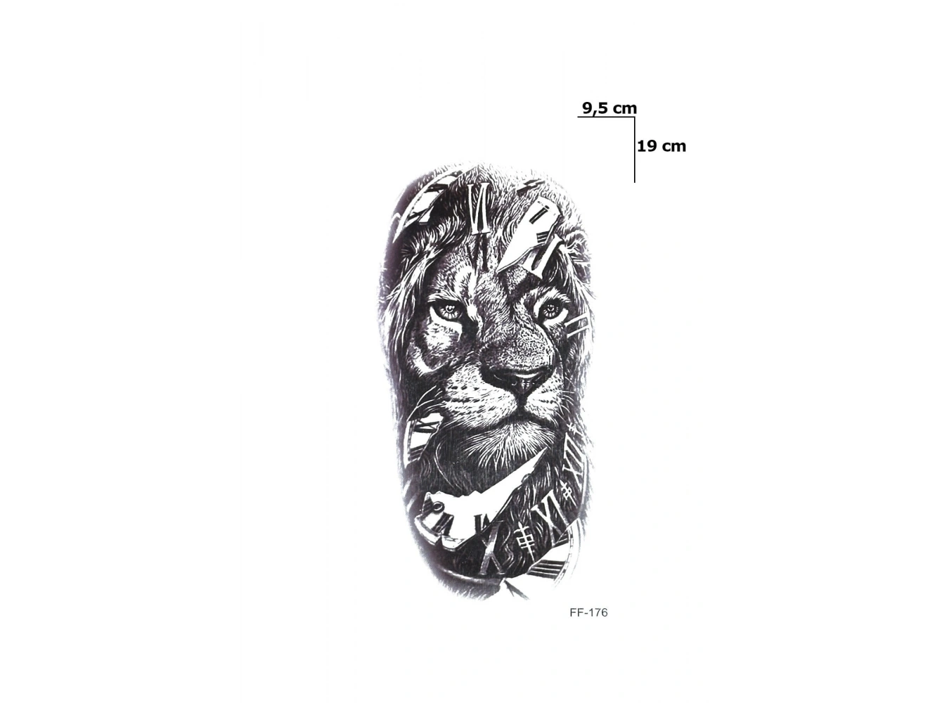 Aslan Dövme Geçici Tattoo