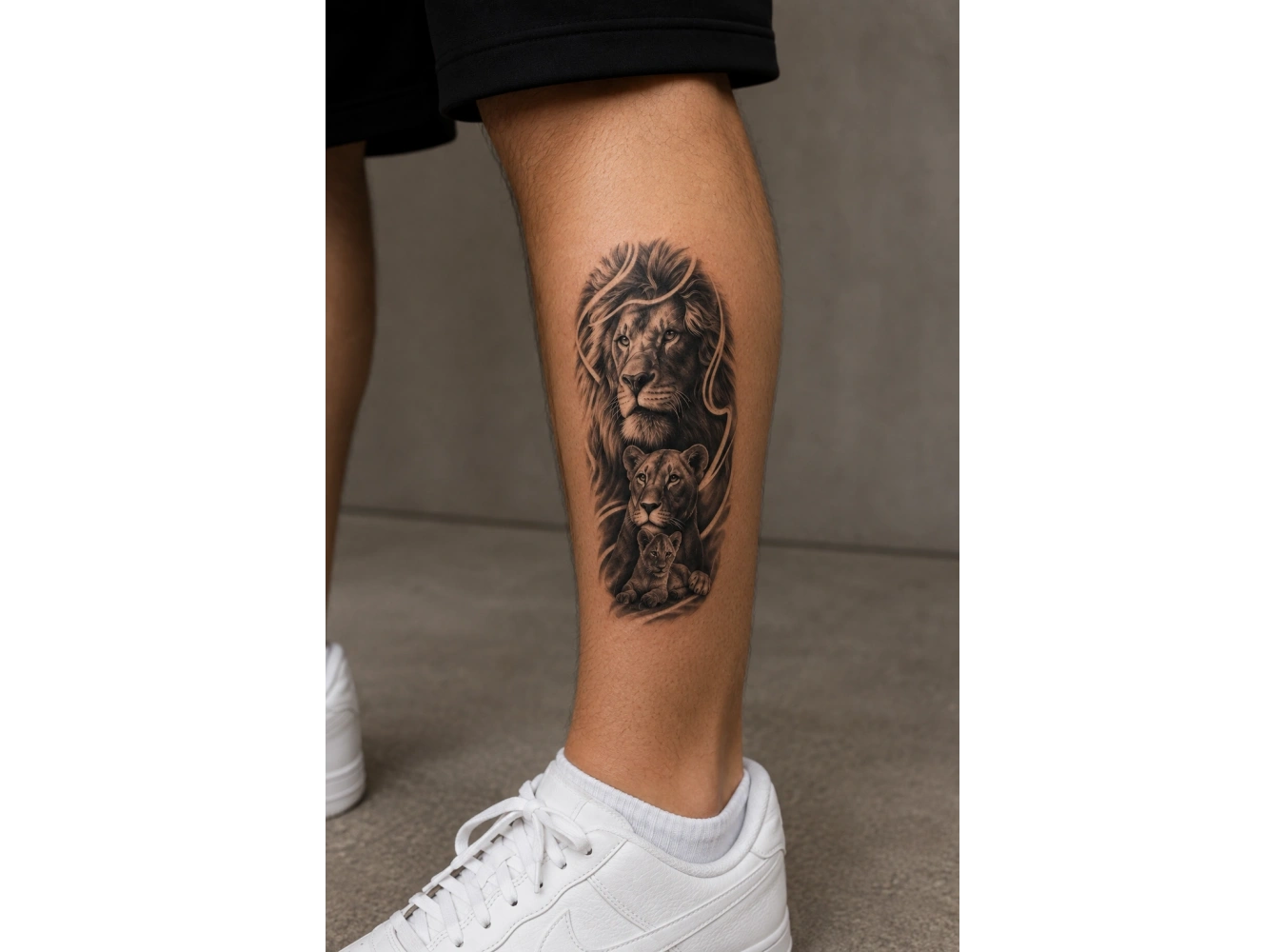 Aslan Dövme Geçici Tattoo